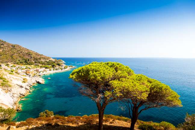 Ilha de Elba fica na região da Toscana, na Itália