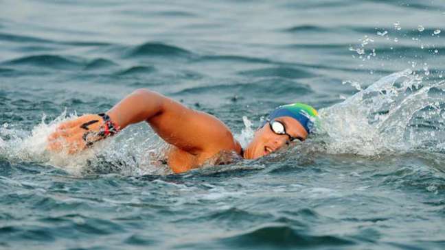 Ana Marcela Cunha será eleita a melhor atleta da maratona aquática pela Fina em 2017 (ROMAN KRUCHININ / AFP)