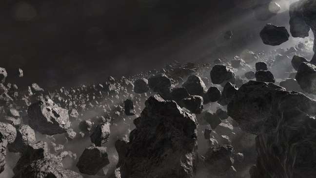 Asteroides se originaram há milhões de anos, com o nosso Sistema Solar