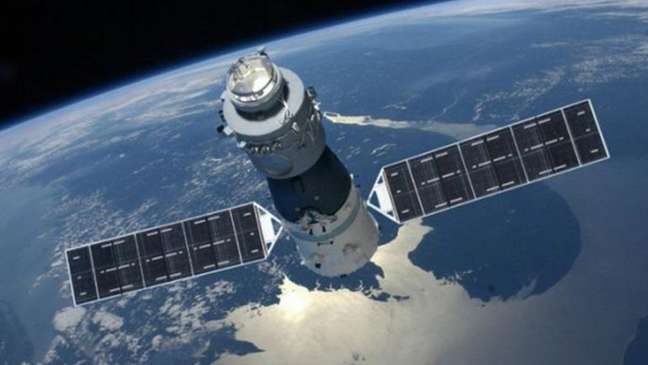 Estação espacial chinesa Tiangong-1 
