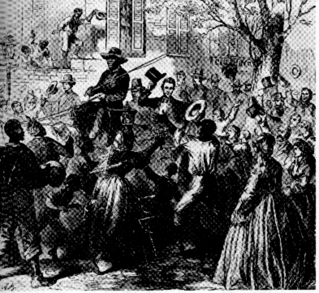 Lincoln aclamado por multidão abolicionista