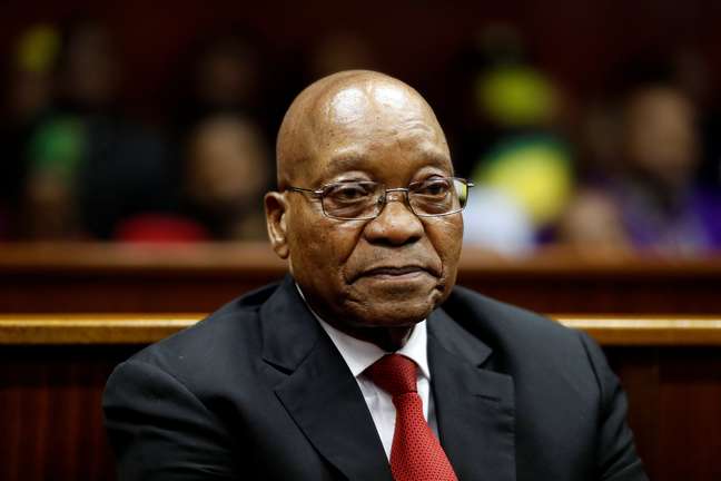 O ex-presidente da África do Sul Jacob Zuma