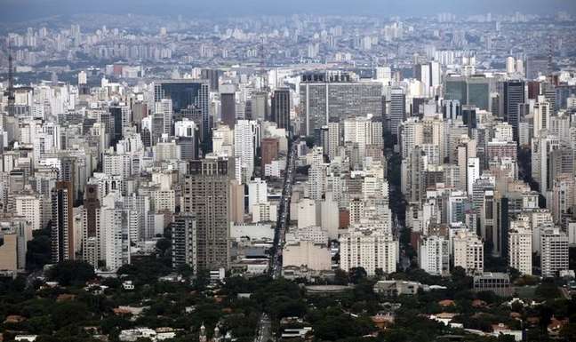 Visão aérea da cidade de São Paulo
23/03/2014
REUTERS/Paulo Whitaker