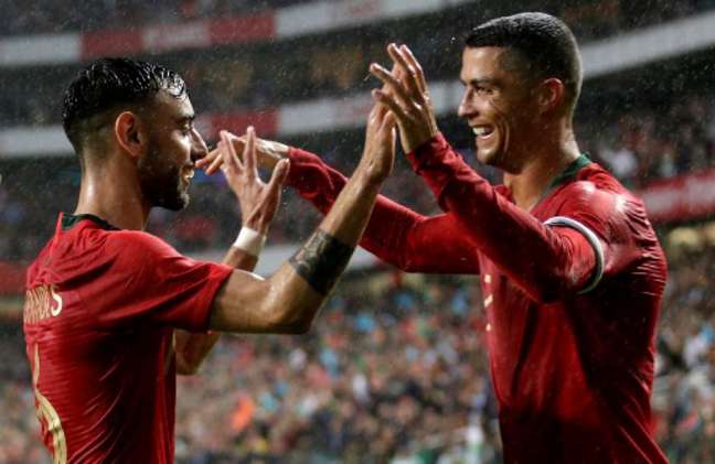 Portugal derrota a Argélia por 3 a 0 (Foto: JOSE MANUEL RIBEIRO / AFP)