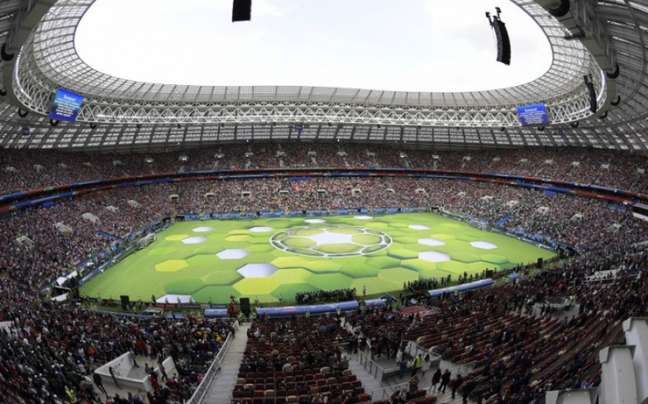 Estádio LuJniki, em Moscou, foi palco da estreia e da grande final do Mundial na Rússia