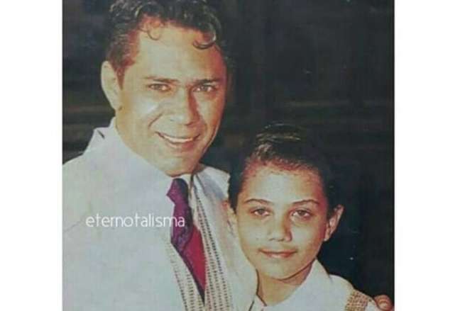 O cantor sertanejo Leandro, morto em 1998, e o filho Thiago Costa.