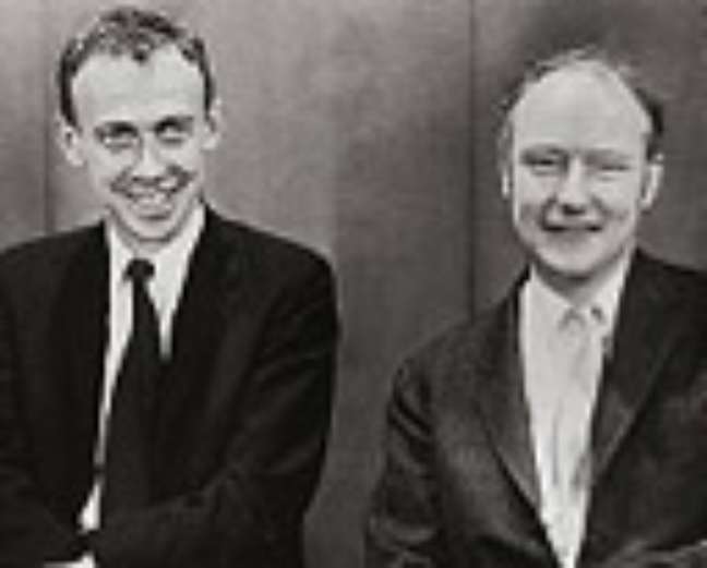Watson e Crick que descobriram a “espiral da vida”