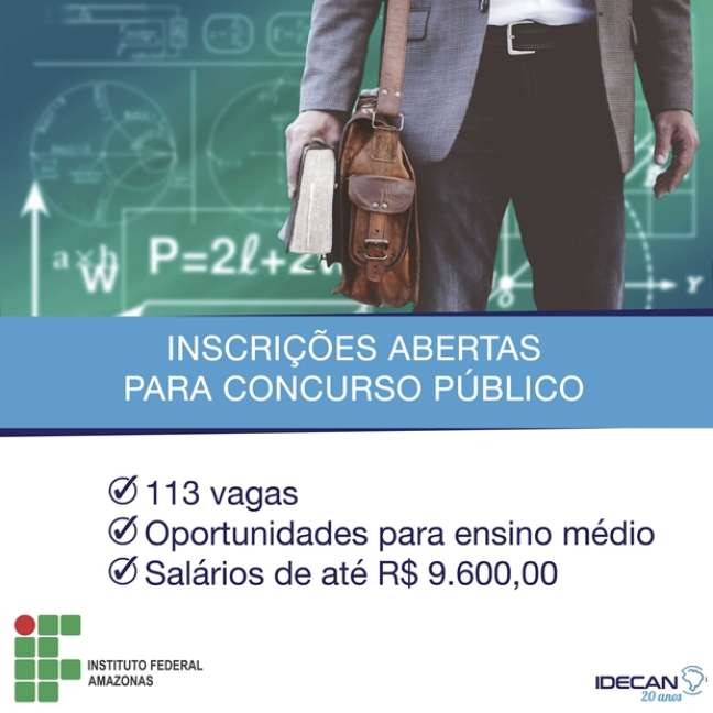 Ifam Abre Inscrições Para Concurso Público Com Idecan 5983