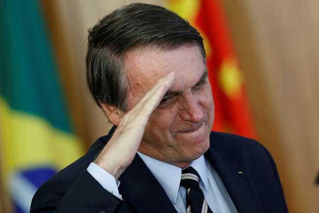 Presidente Jair Bolsonaro durante cerimônia de posse no Palácio do Planalto. 8/3/2019. REUTERS/Adriano Machado 