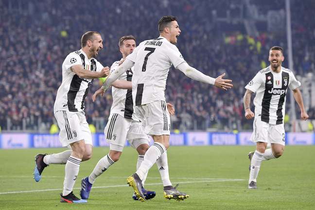 A Juventus bateu o Atlético de Madrid com hat-trick de Cristiano Ronaldo