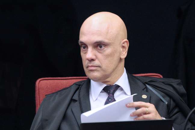 Ministro Alexandre de Moraes durante sessão da Primeira Turma do STF. (19/03/2019)