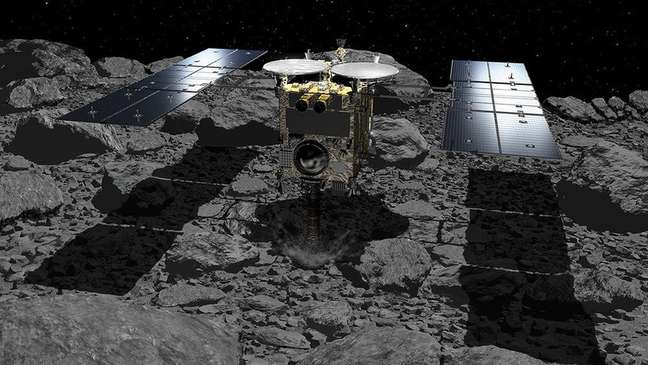 A sonda japonesa Hayabusa-2 parece ter cumprido a missão de detonar explosivos no asteroide Ryugu