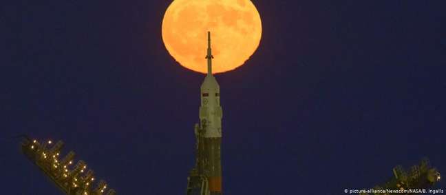 Foguete da Soyuz no Cazaquistão: americanos querem construir agora sua própria espaçonave