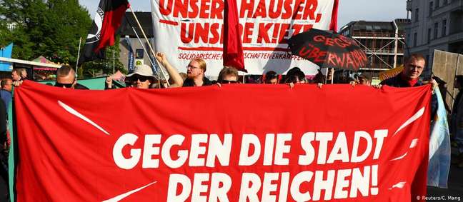 Em maio, berlinenses protestaram contra aumento dos aluguéis 