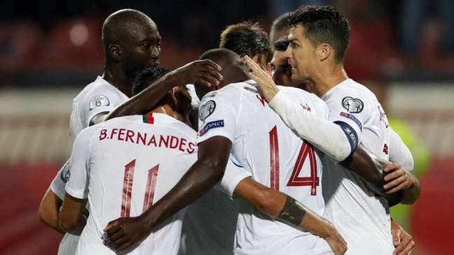Portugal conseguiu sua primeira vitória nas Eliminatórias para a Eurocopa de 2020 (AFP)