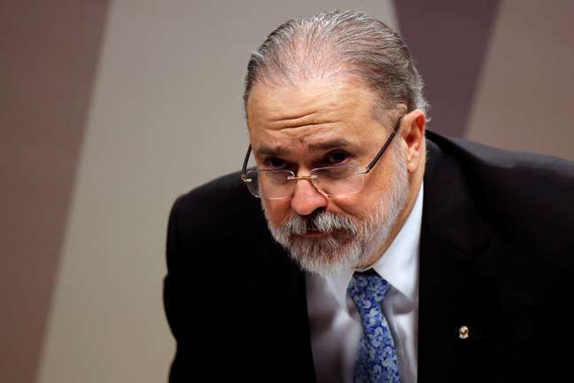 Augusto Aras, durante sabatina na CCJ do Senado
25/09/2019
REUTERS/Adriano Machado