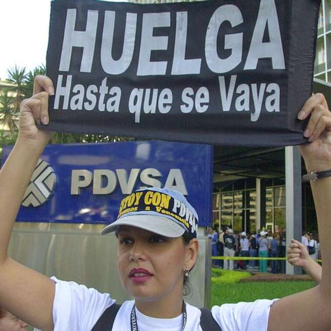 Em 2002, milhares de trabalhadores da PDVSA enfrentaram Chávez e acabaram demitidos