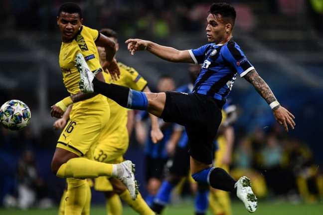 Lautaro Martínez marcou um dos gols da Inter nesta quarta (Foto: AFP)