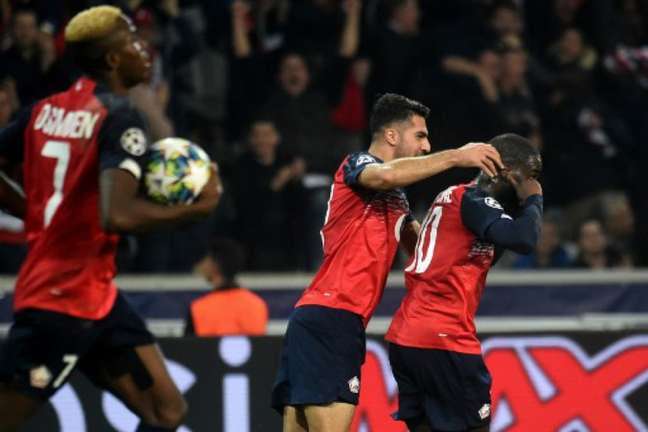 Lille conquistou o seu primeiro ponto na Liga dos Campeões - (AFP)