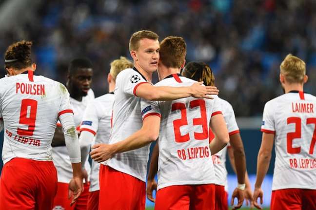 Leipzig venceu mais uma na Champions (Foto: AFP)