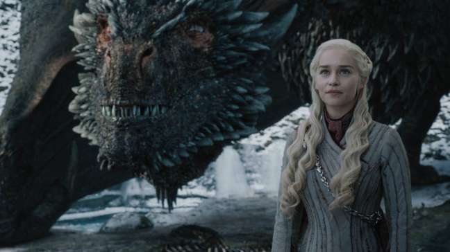 Emilia Clarke no quarto episódio da última temporada de 'Game of Thrones'