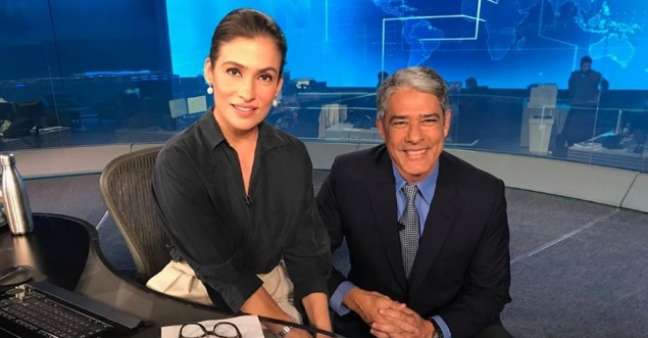 Ancorado por Renata Vasconcellos e William Bonner, o Jornal Nacional oscila entre o primeiro e o segundo programas mais vistos da televisão brasileira