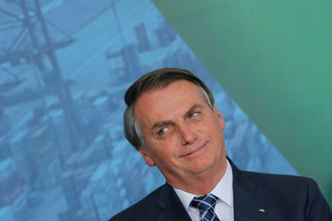 Presidente Jair Bolsonaro durante cerimônia no Palácio do Planalto
18/12/2019 REUTERS/Adriano Machado 