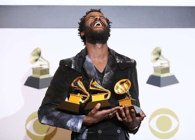 Gary Clark Jr. posa com prêmios Grammy
26/01/2020
REUTERS/Monica Almeida