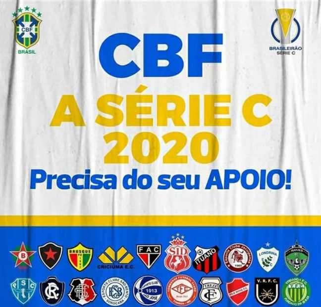 Clubes da Série C pedem ajuda da CBF (Foto: Reprodução)
