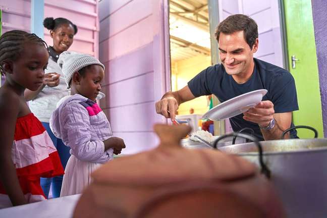 Fundação ajuda o continente africano desde 2006 (Foto: Divulgação/Fundação Roger Federer)