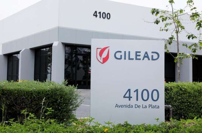 Vista externa da matriz da farmacêutica Gilead Sciences, na Califórnia. 29/4/2020. REUTERS/Mike Blake