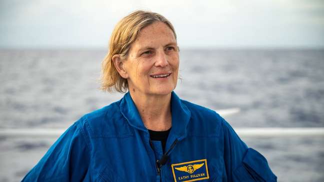 Kathy Sullivan se tornou a oitava pessoa e a primeira mulher a chegar às profundezas do Challenger Deep