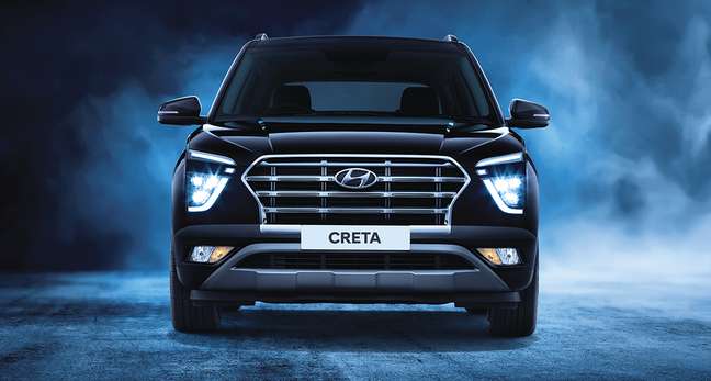 Novo Hyundai Creta tem grade enorme e ousada, além de faróis com desenho incomum.