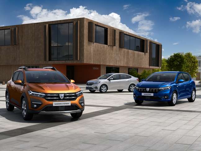 Terceira geração da família Sandero, Logan e Stepway será apresentada pela Dacia no dia 29 de setembro.