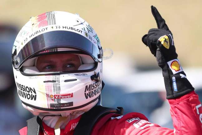 4 – Sebastian Vettel, 57 poles, a última delas com a Ferrari SF90 no GP do Japão de 2019 