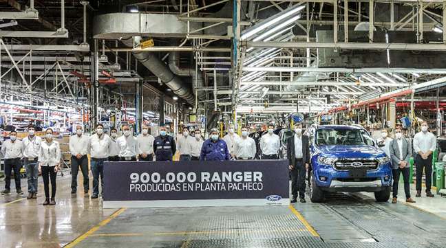 Ford Ranger: 900 mil unidades produzidas na fábrica de Pacheco, sendo 340 mil só para o Brasil.
