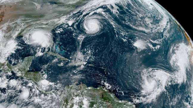 Desde 1971 não eram registrados cinco ciclones tropicais ativos ao mesmo tempo