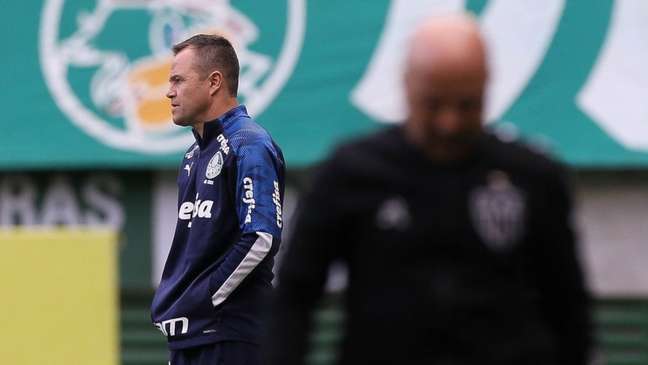 Andrey Lopes comanda o Palmeiras desde a demissão de Luxemburgo (Foto: Cesar Greco/Palmeiras)