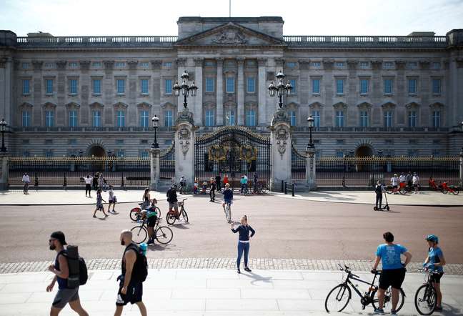 Palácio de Buckingham, Londres
 26/4/2020 REUTERS/Henry Nicholls
