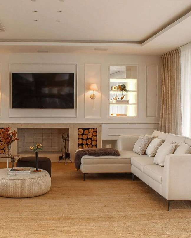 Sala Bege: Dicas de Decoração +57 Modelos Inspiradores