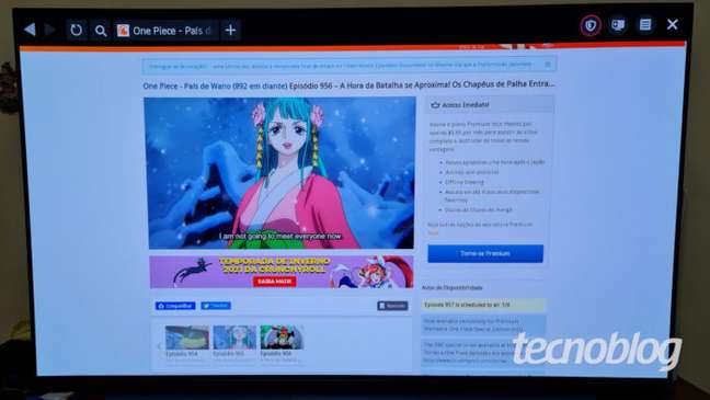 crunchyroll lg tv