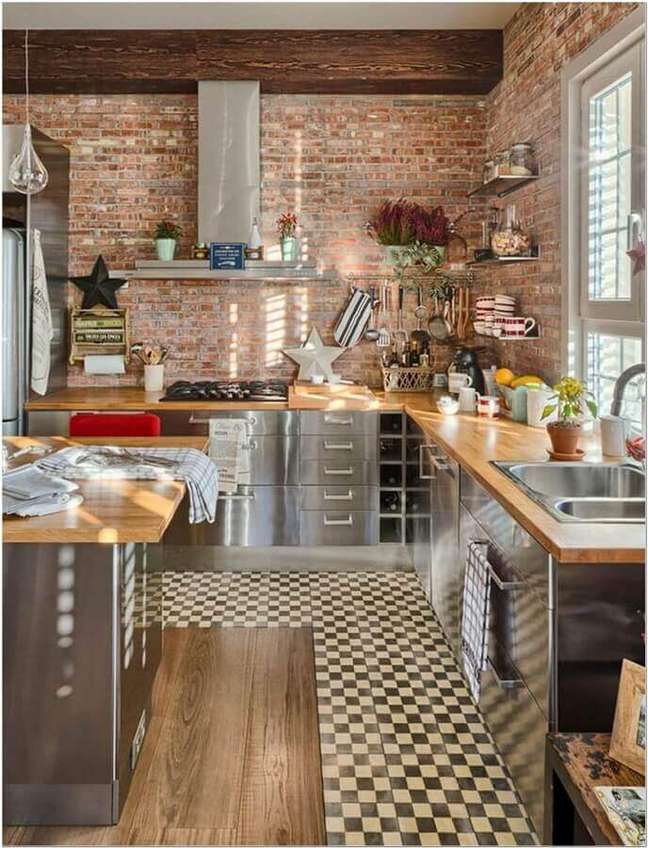 Cozinha Estilo Industrial: Como Decorar +50 Modelos Lindos
