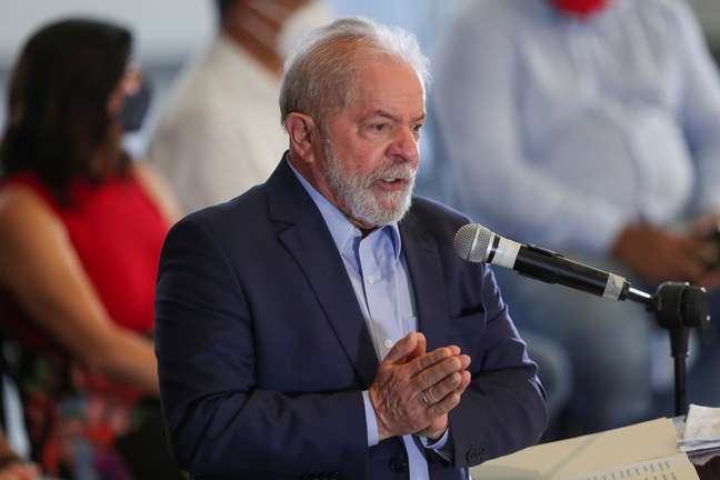 Lula em entrevista em São Bernardo do Campo
 10/3/2021 REUTERS/Amanda Perobelli