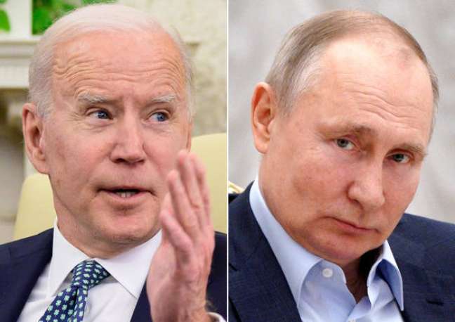Biden ameaça Putin com fortes sanções por tensão na Ucrânia