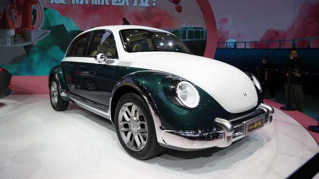 Fusca chinês, a cópia-surpresa do Salão de Xangai