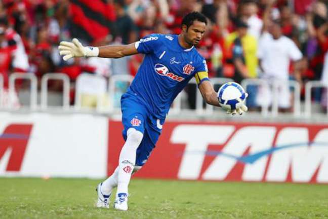 Goleiro Bruno pelo Flamengo (Foto: LANCE!Press)
