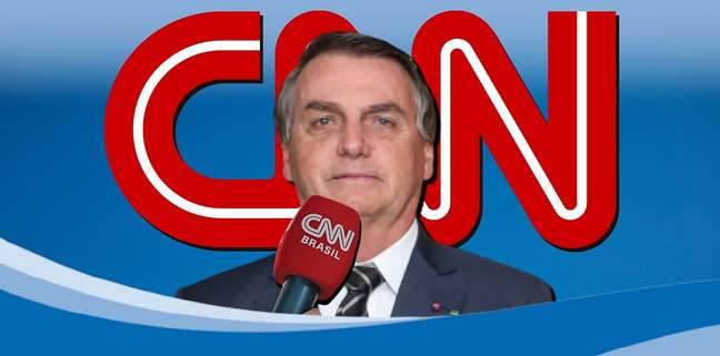 Apesar das críticas, Jair Bolsonaro ainda não boicota a CNN Brasil, como faz com os veículos do Grupo Globo
