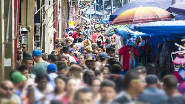 População cresceu bem menos do que o previsto pelos demógrafos; São Paulo (acima), por exemplo, teve seu menor crescimento populacional em décadas