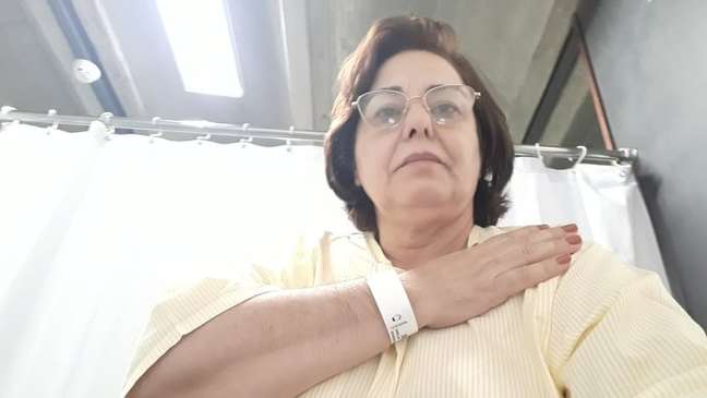 Sandra Santos no Hospital Rede Sarah em Brasília