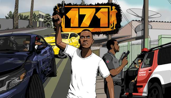 Com inspirações evidentes na franquia Grand Theft Auto, 171 abraça uma estética genuinamente brasileira e periférica.